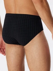Schiesser Slip Mini Unterhose Basic Hellblau/Schwarz/Braun/Dunkelblau