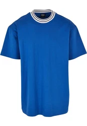 URBAN CLASSICS T-Shirt Herren Kicker Tee Blau/Dunkelblau/Hellblau