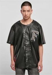 Fubu Langarmhemd Fubu Herren College Leather Baseball Jersey (1-tlg)