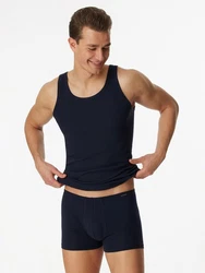 Schiesser Tanktop Herren Shirts (2-tlg) Dunkelblau