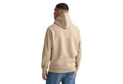 Gant Sweatshirt Regular Tonal Shield Hoodie Beige