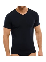 Unterziehshirt Long Life Soft V-Neck Shirt (Packung, 1-St)