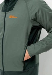 Jack Wolfskin Funktionsjacke ALPSPITZE INS HYBRID Grün/Dunkelgrün