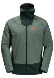 Jack Wolfskin Funktionsjacke ALPSPITZE INS HYBRID Grün/Dunkelgrün