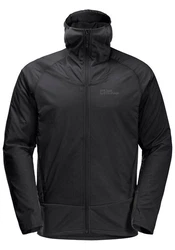 Jack Wolfskin Funktionsjacke ALPSPITZE INS HYBRID Schwarz/Grau/Dunkelgrau