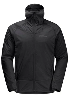 Jack Wolfskin Funktionsjacke ALPSPITZE INS HYBRID Schwarz/Grau/Dunkelgrau