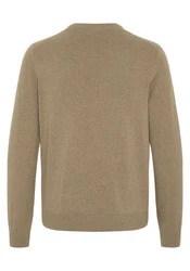 Polo Sylt Strickpullover mit V-Neck und Stickerei 