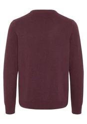 Polo Sylt Strickpullover mit V-Neck und Stickerei 