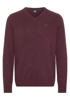 Polo Sylt Strickpullover mit V-Neck und Stickerei Polo Sylt Strickpullover mit V-Neck und Stickerei