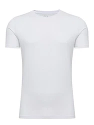 Wotega T-Shirt Alton Basic Tee Crew Neck Set Weiß/Creme/Dunkelblau/Schwarz/Grau