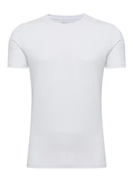 Wotega T-Shirt Alton Basic Tee Crew Neck Set Weiß/Creme/Dunkelblau/Schwarz/Grau