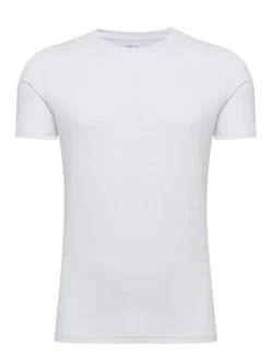 Wotega T-Shirt Alton Basic Tee Crew Neck Set Weiß/Creme/Dunkelblau/Schwarz/Grau