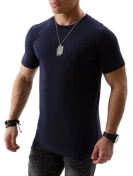 Wotega T-Shirt Alton Basic Tee Crew Neck Set Dunkelblau