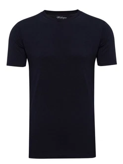 Wotega T-Shirt Alton Basic Tee Crew Neck Set Dunkelblau Wotega T-Shirt Alton Basic Tee Crew Neck Set Dunkelblau