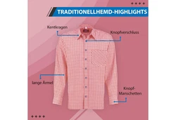 German Wear Trachtenhemd GW1217 GW1217