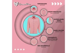 German Wear Trachtenhemd GW1217 GW1217