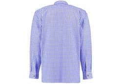 German Wear Trachtenhemd GW1217 Hellblau/Rosa/Dunkelblau/Lila