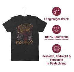 Shirtracer T-Shirt Almrausch Hirsch Tradition Alpen Almerer Mode fr Oktoberfest Herren Schwarz/Braun/Gold/Rosa/Gelb