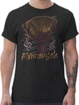 Shirtracer T-Shirt Almrausch Hirsch Tradition Alpen Almerer Mode fr Oktoberfest Herren Schwarz/Braun/Gold/Rosa/Gelb