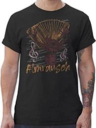 T-Shirt Almrausch Hirsch Tradition Alpen Almerer Mode fr Oktoberfest Herren