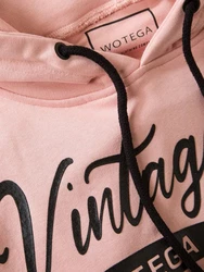WOTEGA Kapuzenpullover Sweat Hoodie WT Star Rosa