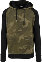 Sweatshirt Herren Camo Contrast Raglan Hoody (1-tlg)