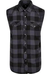 Jerseyweste Herren Checkshirt Sleeveless (1-tlg)