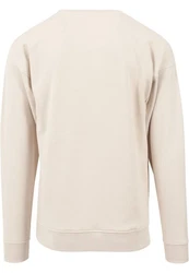 URBAN CLASSICS Rundhalspullover Sweat Crewneck Khaki/Beige/Braun/Weiß