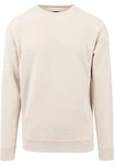 URBAN CLASSICS Rundhalspullover Sweat Crewneck Khaki/Beige/Braun/Weiß