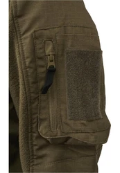Brandit Fleecejacke Ripstop Jacket (1-St) Khaki/Dunkelgrün/Braun