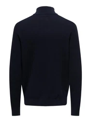 ONLY & SONS Strickpullover ONSPHIL Polo Strick Sweater (6415) dunkelblau (6415)