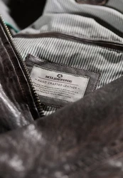 Milestone Jacke Style MSEmilio Grau/Braun/Dunkelbraun/Dunkelgrau