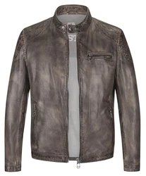 Milestone Jacke Style MSEmilio Grau/Braun/Dunkelbraun/Dunkelgrau