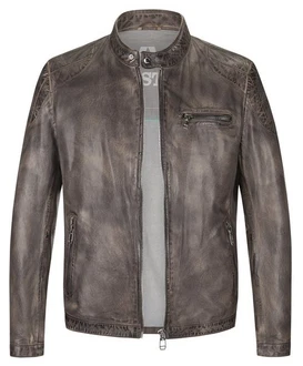 Milestone Jacke Style MSEmilio Grau/Braun/Dunkelbraun/Dunkelgrau