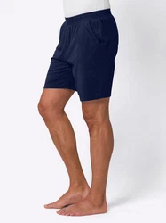 Sieh an! Schlafanzug-Hose Dunkelblau/Blau