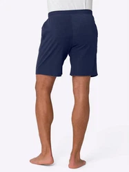 Sieh an! Schlafanzug-Hose Dunkelblau/Blau