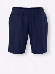 Sieh an! Schlafanzug-Hose Dunkelblau/Blau