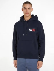 Tommy Hilfiger Hoodie NEW YORK FLAG HOODY Dunkelblau/Rosa/Blau