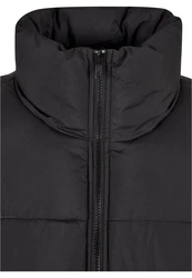 Urban Classics Herren Short Big Puffer Jacket (1-St) Schwarz/Dunkelgrau