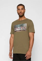 Mister Tee T-Shirt Cant Hang With Us (1) Dunkelgrün/Khaki