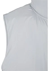 Urban Classics Herren Jerseyweste Clean Puffer Vest Grau/Hellgrau