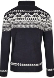 Brandit Herren Cardigan Norweger (1-tlg) Dunkelblau/Blau/Hellblau