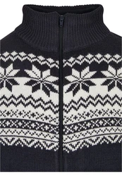 Brandit Herren Cardigan Norweger (1-tlg) Dunkelblau/Blau/Hellblau