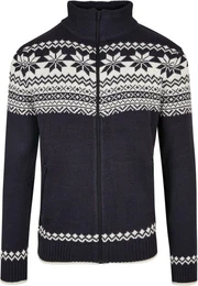 Strickjacke Herren Cardigan Norweger (1-tlg)