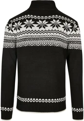 Brandit Herren Cardigan Norweger (1-tlg) Schwarz/Braun