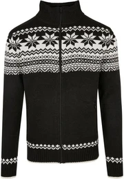 Strickjacke Herren Cardigan Norweger (1-tlg)