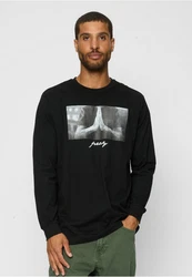 Mister Tee Longsleeve Pray Grau/Schwarz/Weiß