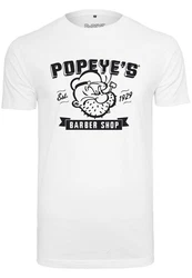 Merchcode T-Shirt Popeye Barber Shop Tee (1-tlg) Grau/Lila/Weiß/Dunkelgrün/Gelb/Hellblau