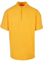 URBAN CLASSICS T-Shirt Boxy Zip Pique Tee 