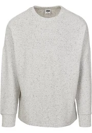 Rundhalspullover Herren Cut On Sleeve Naps Interlock Crew (1-tlg)